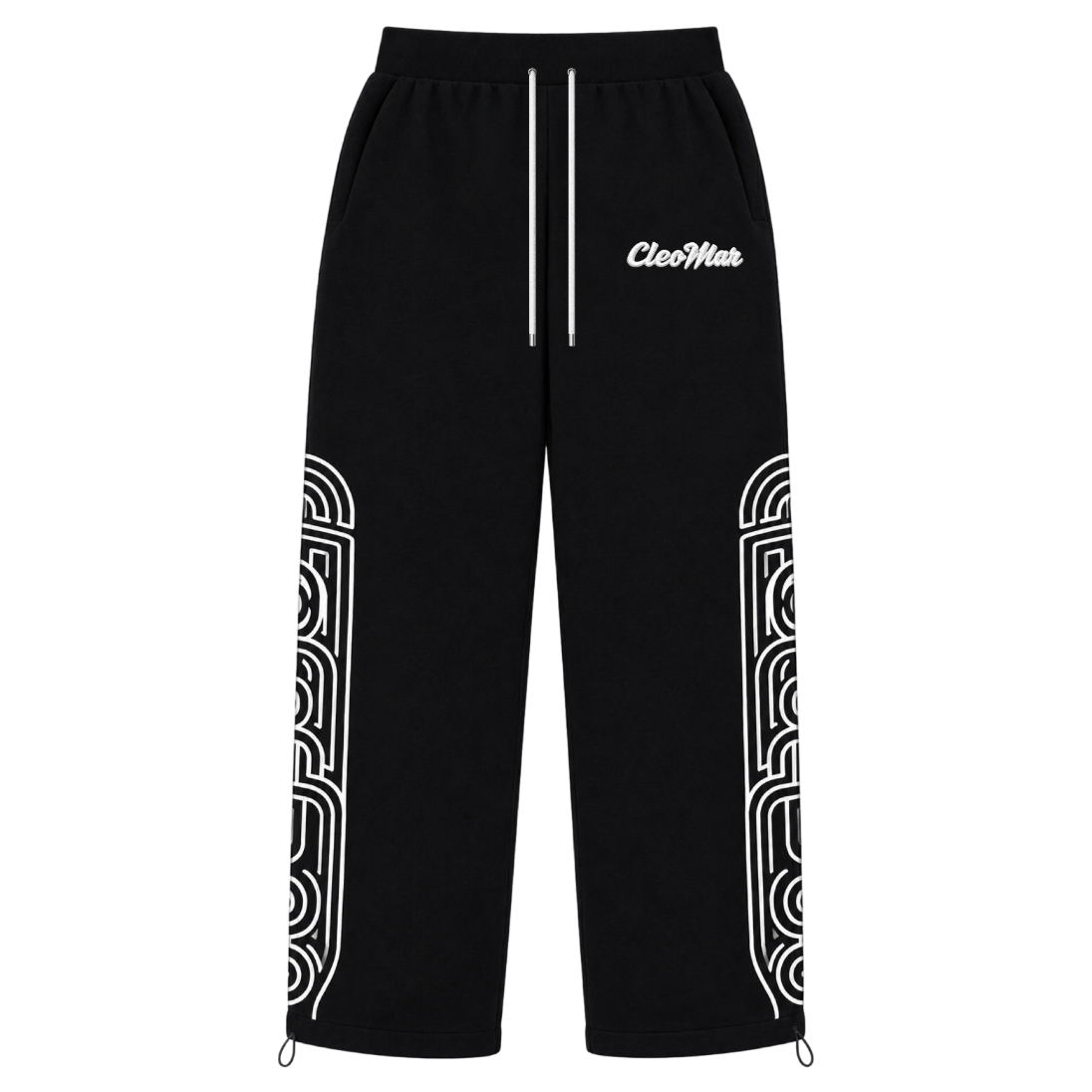 MAZE SWEATPANTS - BLACK