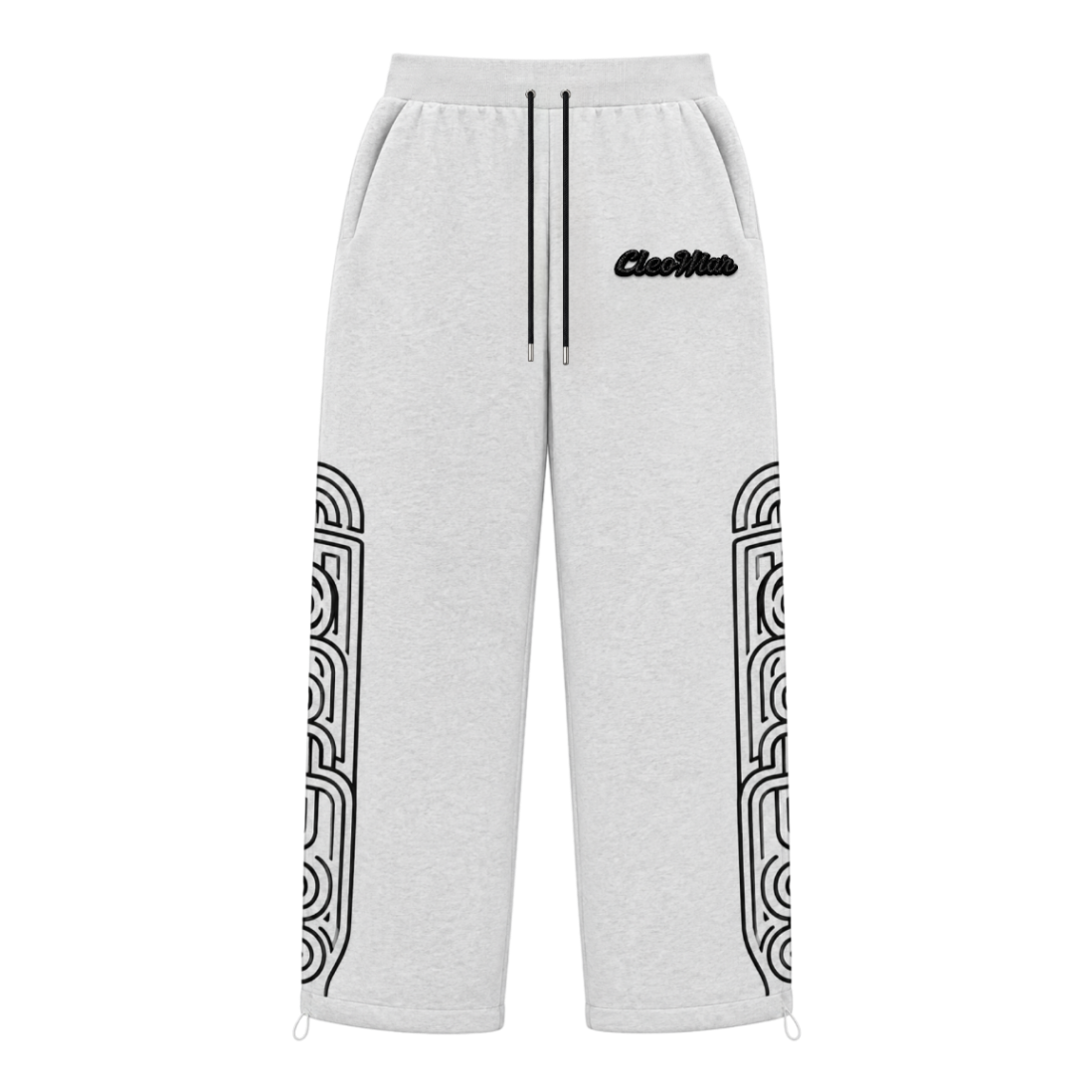MAZE SWEATPANTS - HEATHER GREY