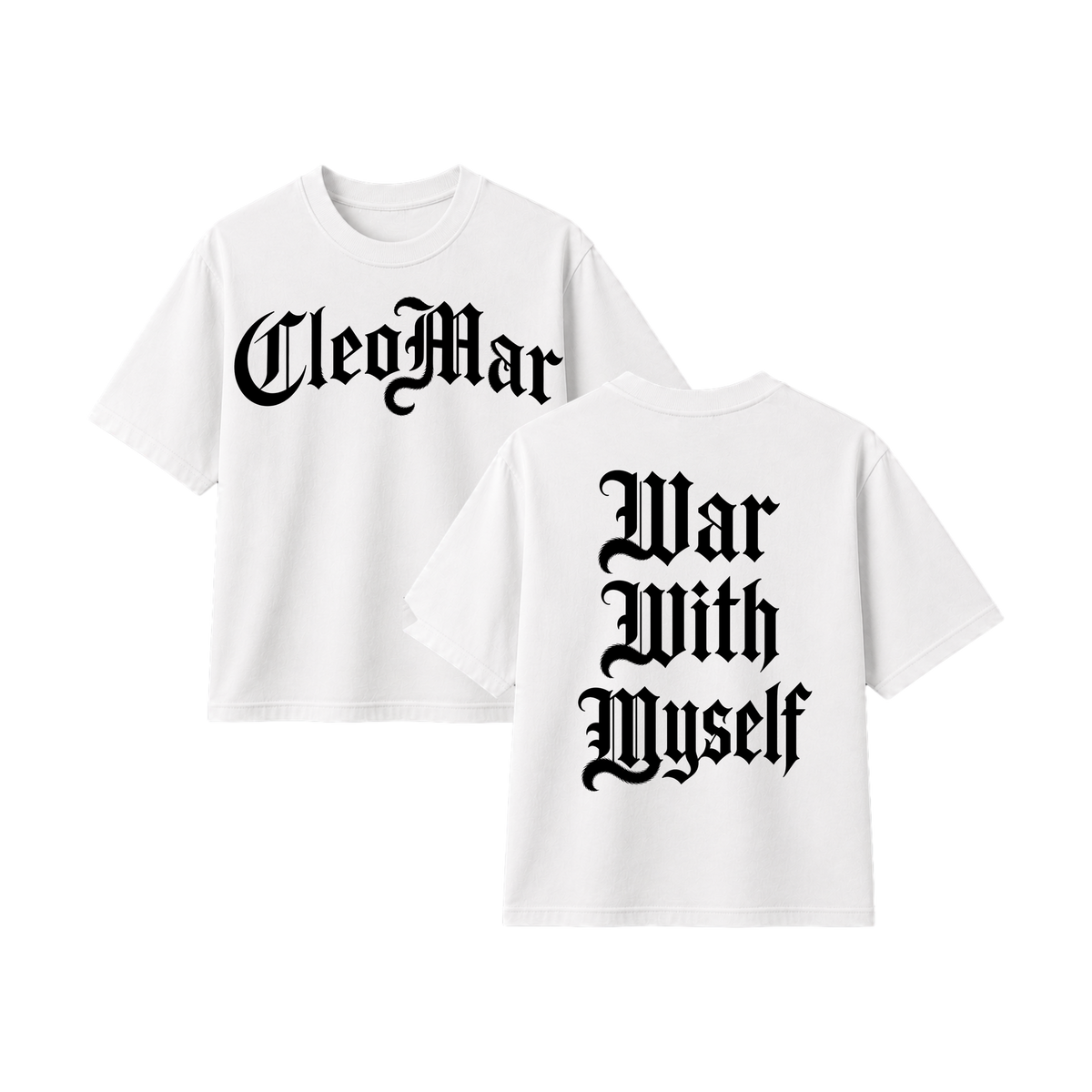CHAPTERS: OLD SCRIPT TEE - WHITE