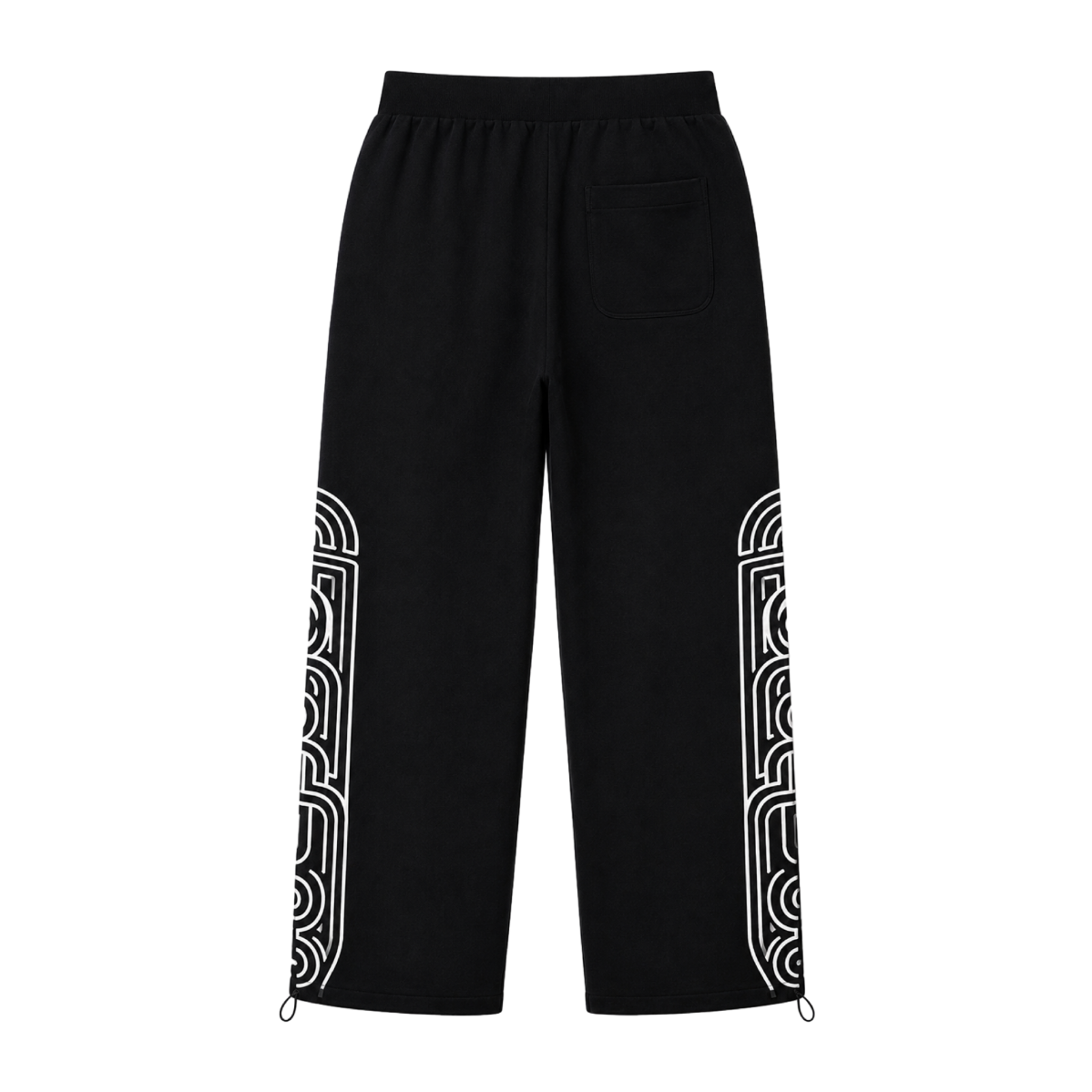 MAZE SWEATPANTS - BLACK