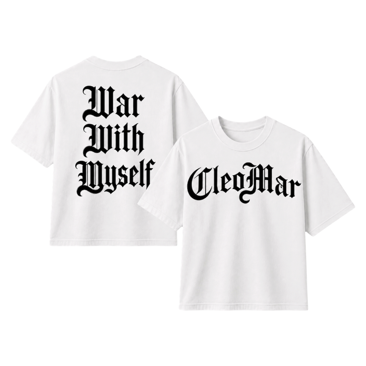 CHAPTERS: OLD SCRIPT TEE - WHITE